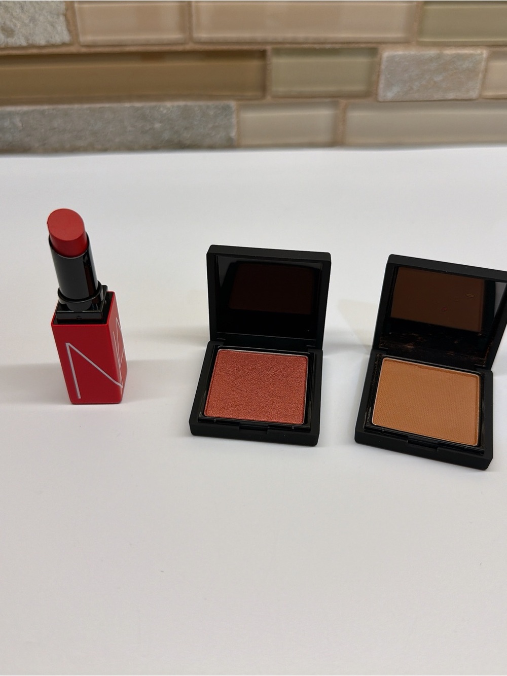 BNIB NARS Makeup Essentials Trio: Lipstick, Blush & Bronzer